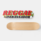 REGGAE-BASSADOR 7 3/4" Skateboarddecke Skateboard (Horizontal)