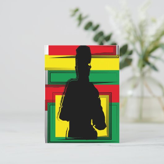 Reggae Bobo Postkarte (Stehend Vorderseite)