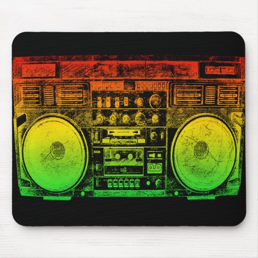 Reggae Boombox Mousepad (Vorne)