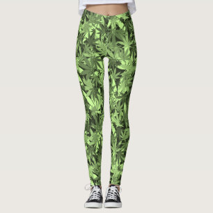 Reggae Camouflage Rastafara - Power Yoga Leggings