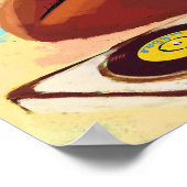 Reggae City Gal am Strand Poster (Ecke)