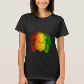 Reggae Cool Camel Dreadlocks Rasta Dreads Rastafar T-Shirt (Vorderseite)