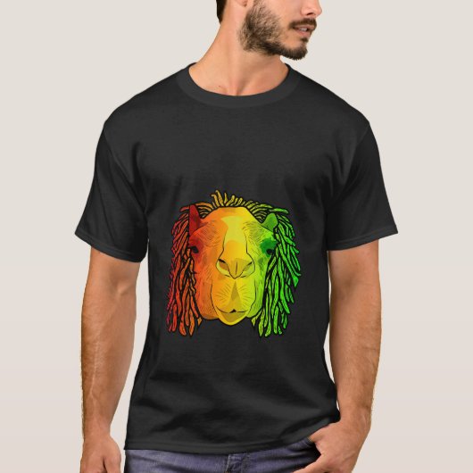 Reggae Cool Camel Dreadlocks Rasta Dreads Rastafar T-Shirt (Vorderseite)