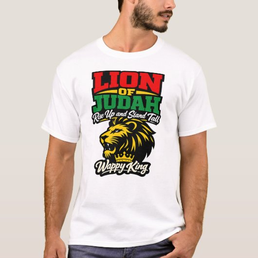 Reggae-Design Herren T-Shirt (Vorderseite)