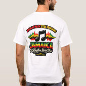 Reggae-Design Herren T-Shirt (Rückseite)