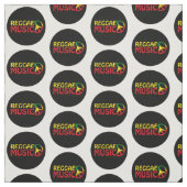 Reggae-Design mit Friedenssymbol Stoff (Muster)