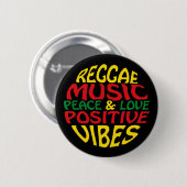 Reggae-Design mit positiven Redewendungen und Zita Button (Vorne & Hinten)