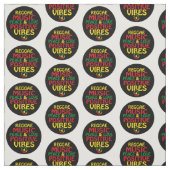 Reggae-Design mit positiven Zitaten und Reggae-Fla Stoff (Muster)