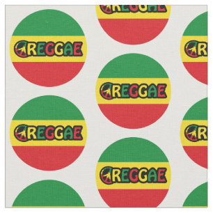 Reggae-Design mit Reggaefarben Stoff
