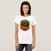 Reggae design with positive quotes and reggae flag T-Shirt (Vorne ganz)