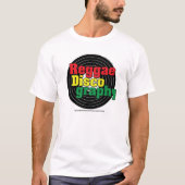 Reggae-Diskographie-Vinyl T-Shirt (Vorderseite)