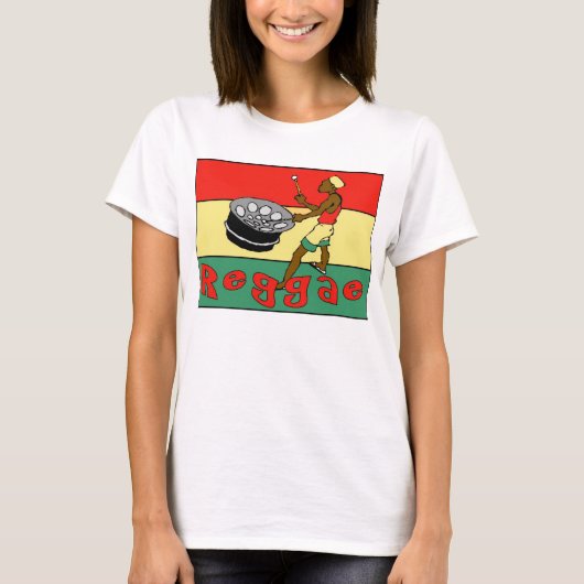 Reggae Drummer T-Shirt (Vorderseite)