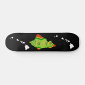 Reggae farbiges Oahu-Skateboard Skateboard (Horizontal)
