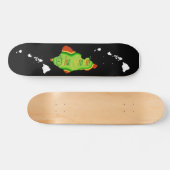 Reggae farbiges Oahu-Skateboard Skateboard (Horizontal)