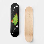 Reggae farbiges Oahu-Skateboard Skateboard (Vorderseite)