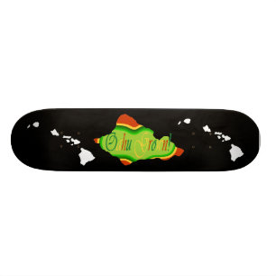 Reggae farbiges Oahu-Skateboard Skateboard