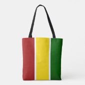 Reggae-Farbstreifen Tasche (Rückseite)