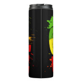 Reggae-Flag, Eine Liebe, Rasta Thermosbecher (Rückseite)