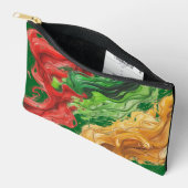 Reggae Flames Small Zubehörtasche (Offen)