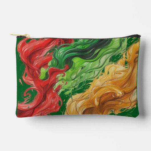 Reggae Flames Small Zubehörtasche (Vorderseite)