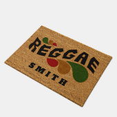 Reggae Fußmatte (Schrägansicht)
