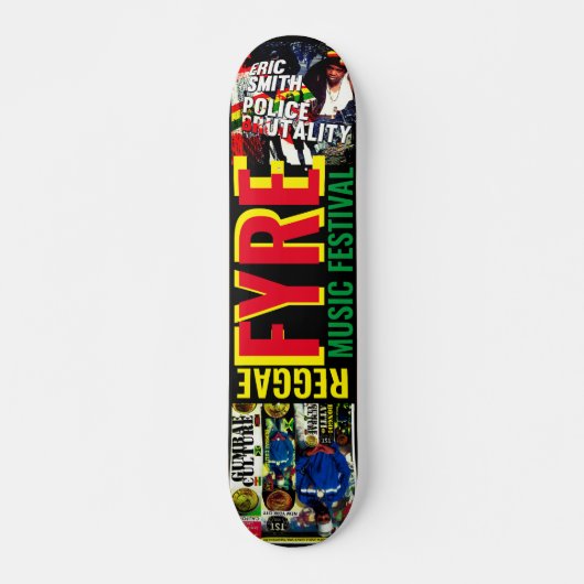 REGGAE FYRE JMTSkateboard, 7¾" Deck Skateboard (Vorne)