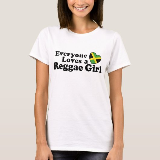 Reggae Girl T-Shirt (Vorderseite)