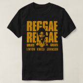 Reggae Greats Linton Kwesi Johnson LKJ T-Shirt (Design vorne)