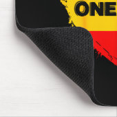 Reggae Heart One Love Rasta Reggae Music Rastafari Mousepad (Ecke)