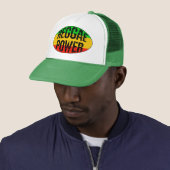 Reggae-Hut Truckerkappe (Beispiel)