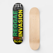 REGGAE INVASION OFFIZIELL Skateboard (Vorderseite)