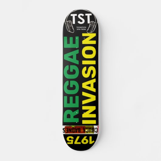 REGGAE INVASION OFFIZIELL Skateboard (Vorderseite)