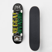REGGAE INVASION Skateboard (Vorderseite)