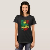 Reggae ist ein Rhythmus meines Souls Rastafari Fla T-Shirt (Vorne ganz)