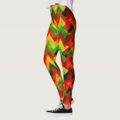 Reggae - Jah Rastafara - Power Yoga Leggings (Links)