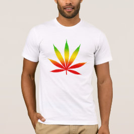 Reggae Jamaican Jamaica Rasta Leaf Mens T - Shirt