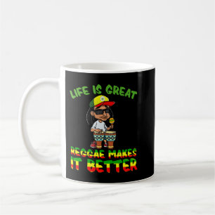 Reggae Jamaican Music - Rasta Rastafari Reggae Pul Kaffeetasse