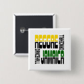 Reggae-Jamaika-Tanz-Hall-Würfel, 3 Farben Button (Vorne & Hinten)