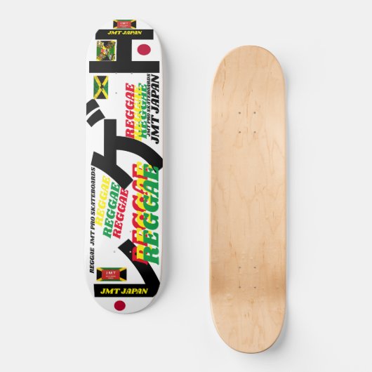 REGGAE JMT JAPAN 8 1/4" Skateboard Deck (Vorderseite)