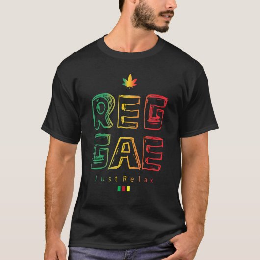 Reggae Just Relax T-Shirt (Vorderseite)