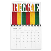 Reggae-Kalender - Klein Kalender (Feb 2027)