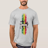 Reggae King Löwe T-Shirt (Vorderseite)
