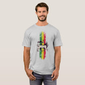 Reggae King Löwe T-Shirt (Vorne ganz)