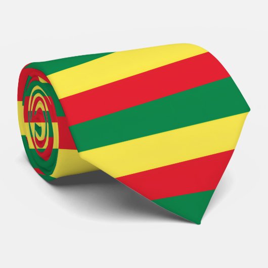Reggae Krawatte Reggae Rasta Roots (Gerollt)
