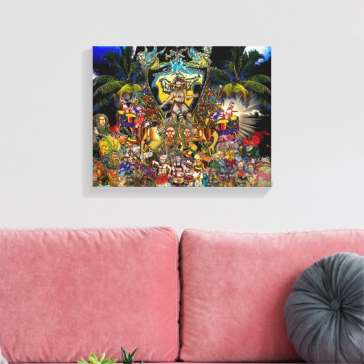 Reggae Leinwanddruck (Insitu (Wohnzimmer))