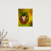 Reggae Lion Poster (Küche)