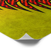 Reggae Lion Poster (Ecke)