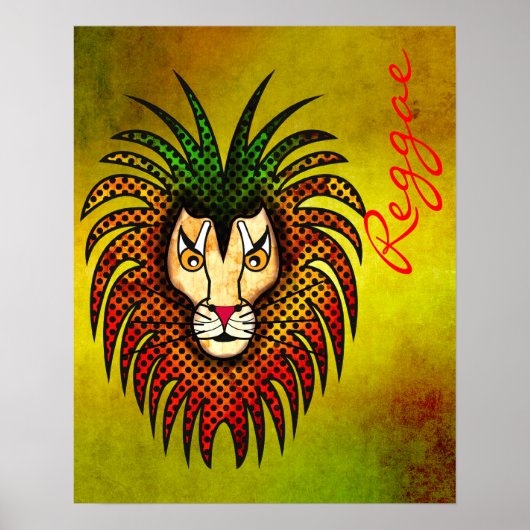 Reggae Lion Poster (Vorne)
