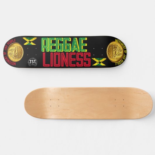 REGGAE LIONESS 8 1/4" Skateboard Deck (Horizontal)