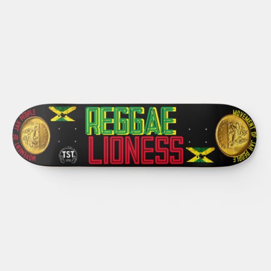REGGAE LIONESS 8 1/4" Skateboard Deck (Horizontal)
